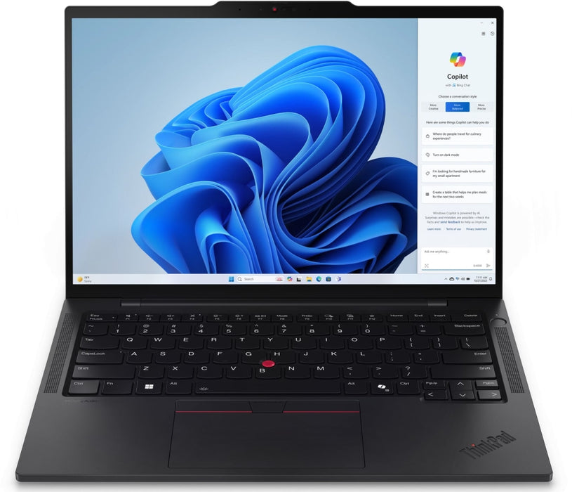 Lenovo ThinkPad T14s G5 Intel Core Ultra 5 125U (up to 4.3GHz, 12MB), 16GB LPDDR5x-6400, 512GB SSD, 14" WUXGA (1920x1200) IPS AG, Intel Graphics, 5MP&IR Cam, Backlit KB, Black, WLAN, BT, 3cell, SCR, FPR, Win11Pro, 3Y Premier