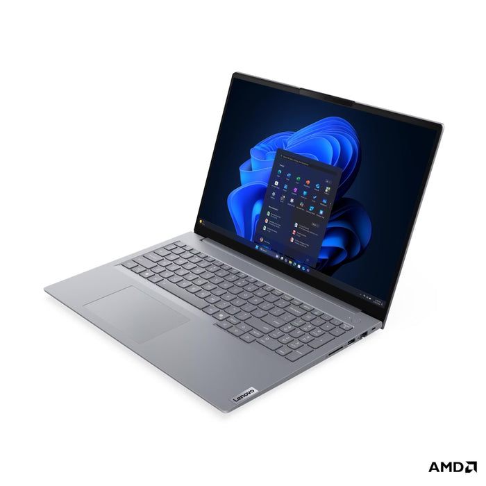 Lenovo ThinkBook 16 G9 AMD Ryzen 7 250 (up to 5.1GHz, 16MB), 32GB (16+16) SODIMM DDR5-5600, 512GB SSD, 16" WUXGA (1920x1200) IPS AG, AMD Radeon 780M Graphics, FHD&IR Cam, Backlit KB, WLAN, BT, 3 cell, DOS, 3Y CCI