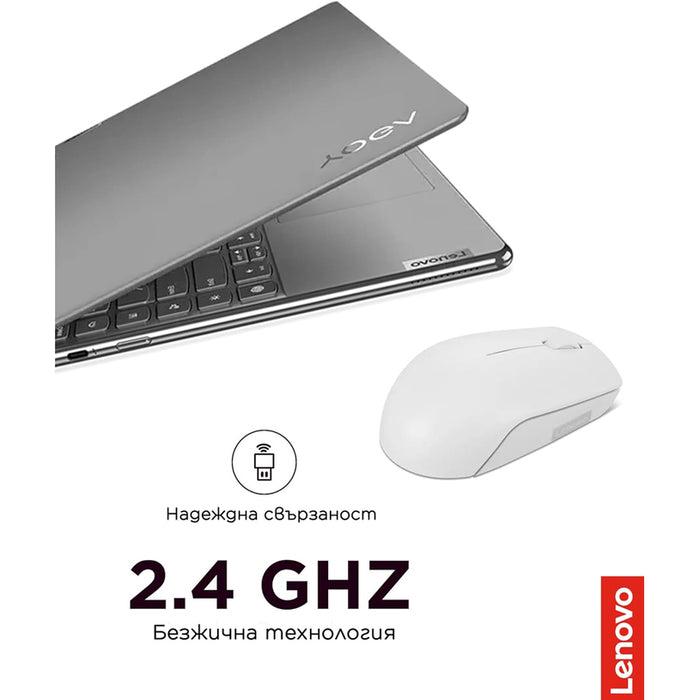 Wireless Mouse LENOVO 300 Cloud Gray GY51L15677 Wireless Compact Mouse