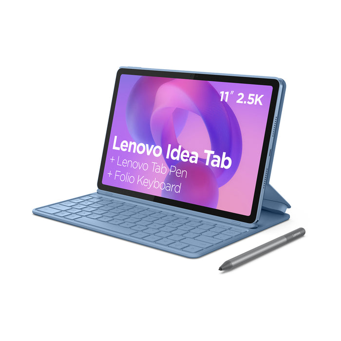 LENOVO Idea Tab WiFi MediaTek D6300 2.4GHz 11inch 2.5k 8GB DDR4x 256GB UFS Android 15 Polar Blue + Keyboard & Pen