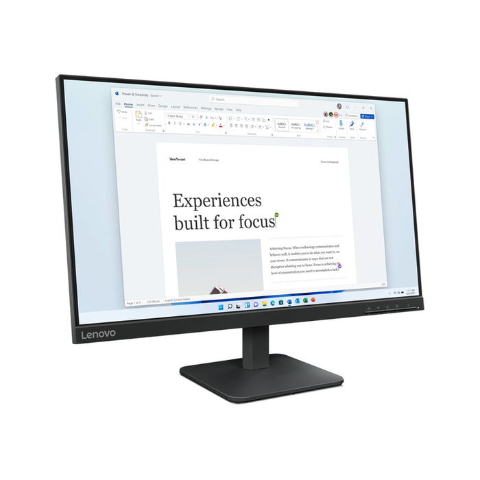 Monitor Lenovo 68C2KAC1EU Full HD 24" 23,8"