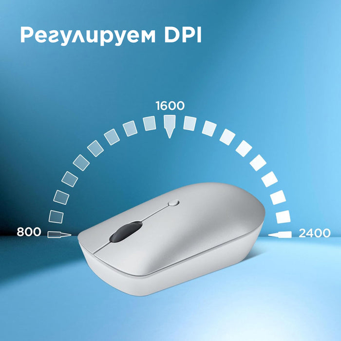 LENOVO 540 USB-C Wireless Compact Mouse Cloud Grey