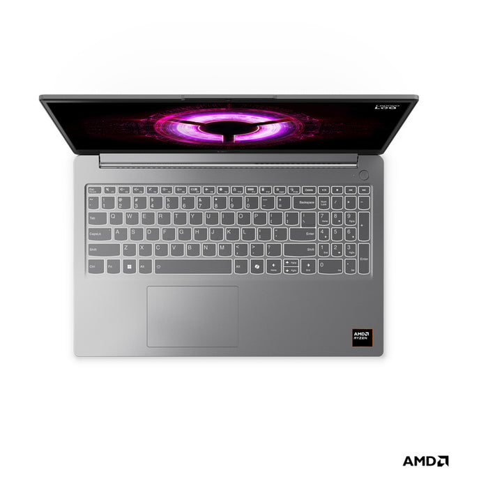 Gaming laptop LENOVO LOQ 15ARP10E 83S0004XBM. 15.6 ", AMD RYZEN 7 7735HS, RAM 16 GB, SSD 512 GB, NVIDIA GEFORCE RTX3050, 6 GB GDDR6, WINDOWS 11, LUNA GRAY