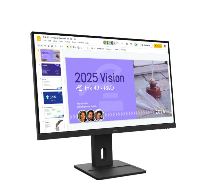 Lenovo ThinkVision E27Q-40 27" IPS, WLED, 2560x1440, 16:9, 100Hz, 4ms, 350 cd/m2, 1500:1, Speakers 2Wx2, HDMI, DP, Tilt, Swivel, Pivot, Height Adjust Stand