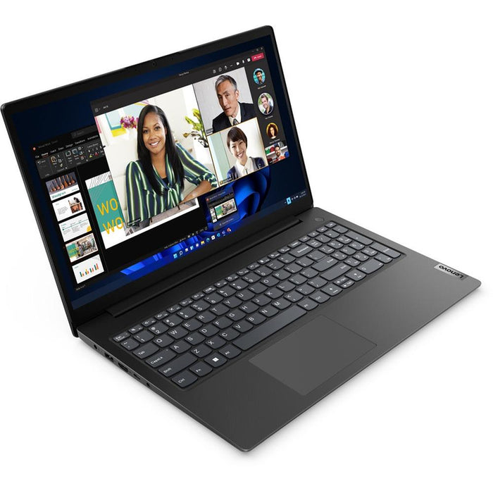 Lenovo V15 G4 AMD Ryzen 7 7730U (up to 4.5GHz, 16MB), 16GB (8+8) DDR4-3200, 512GB SSD, 15.6" FHD (1920x1080) IPS AG, AMD Radeon Graphics, WLAN, BT, HD 720p Cam, 2 cell, Black, DOS, 3Y CCI