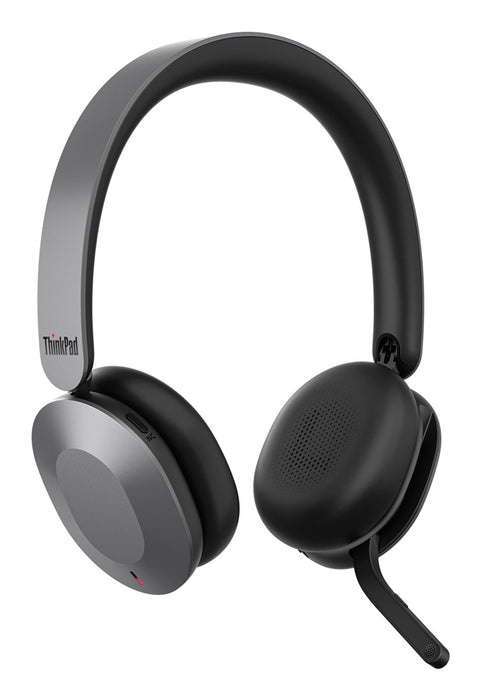 Lenovo 4XD1T60925 headphones/headset Wireless Head-band Office/Call center USB Type-C Bluetooth Grey
