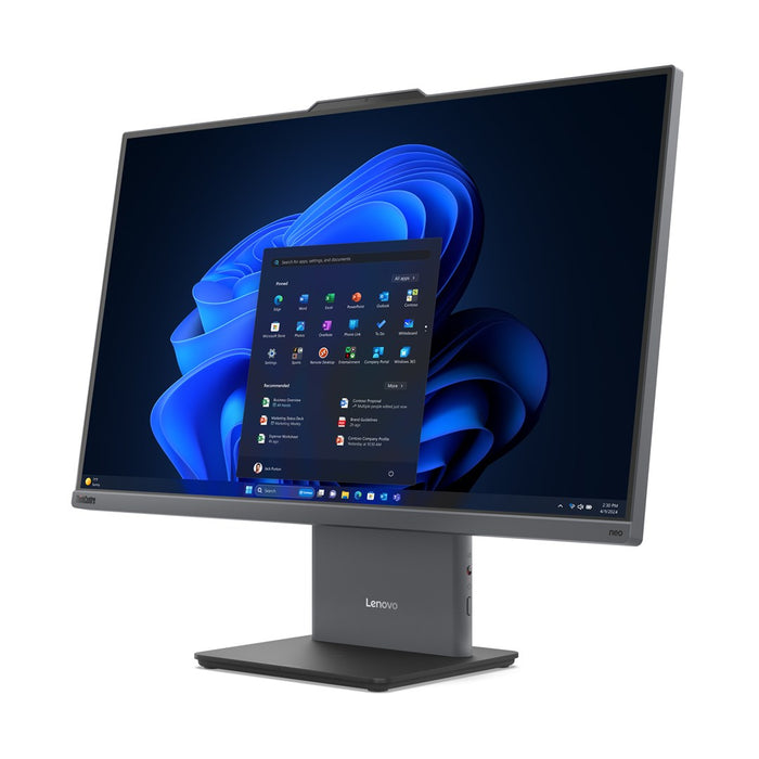 Lenovo ThinkCentre neo 50a 27 Gen 5 Intel Core 5 210H 68.6 cm (27") 1920 x 1080 pixels Touchscreen All-in-One PC 16 GB DDR5-SDRAM 512 GB SSD Windows 11 Pro Wi-Fi 6 (802.11ax) Grey