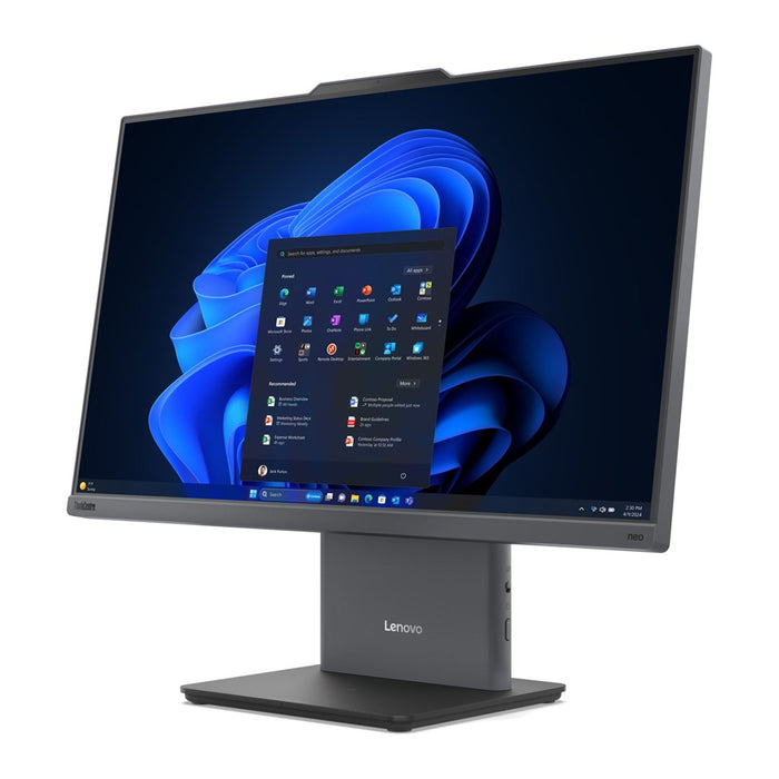Lenovo ThinkCentre neo 50a G5 All-in-One PC, 5th Gen Core i5-210H, 23.8" FHD IPS display (250 nits), 16GB DDR5 RAM, 512GB SSD, integrated Intel graphics, 5.0MP webcam, Windows 11 Pro, Luna Grey, 3-year on-site warranty