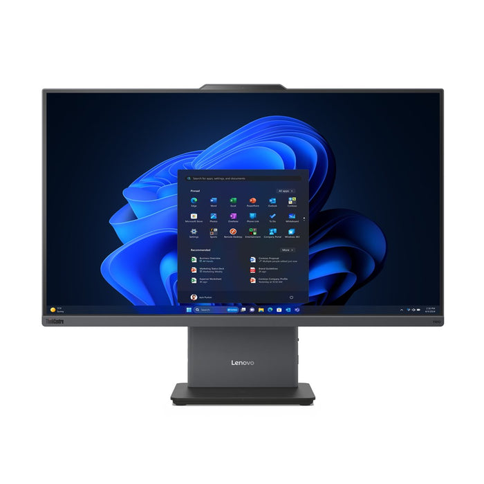 Lenovo ThinkCentre neo 50a 27 Gen 5 Intel Core 5 210H 68.6 cm (27") 1920 x 1080 pixels Touchscreen All-in-One PC 16 GB DDR5-SDRAM 512 GB SSD Windows 11 Pro Wi-Fi 6 (802.11ax) Grey