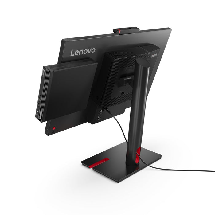 Lenovo ThinkCentre M70q Gen 5 Intel® Core™ i3 i3-14100T 8 GB DDR5-SDRAM 256 GB SSD Windows 11 Pro Mini PC Black