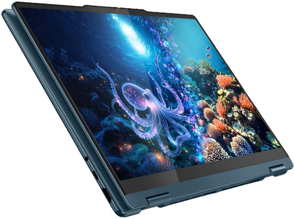 LENOVO Yoga 7 2-in-1 AMD Ryzen AI 7 350 14inch 2.8K OLED 500N 120Hz Touch 32GB DDR5 1TB PCIe W11H Tidal Teal