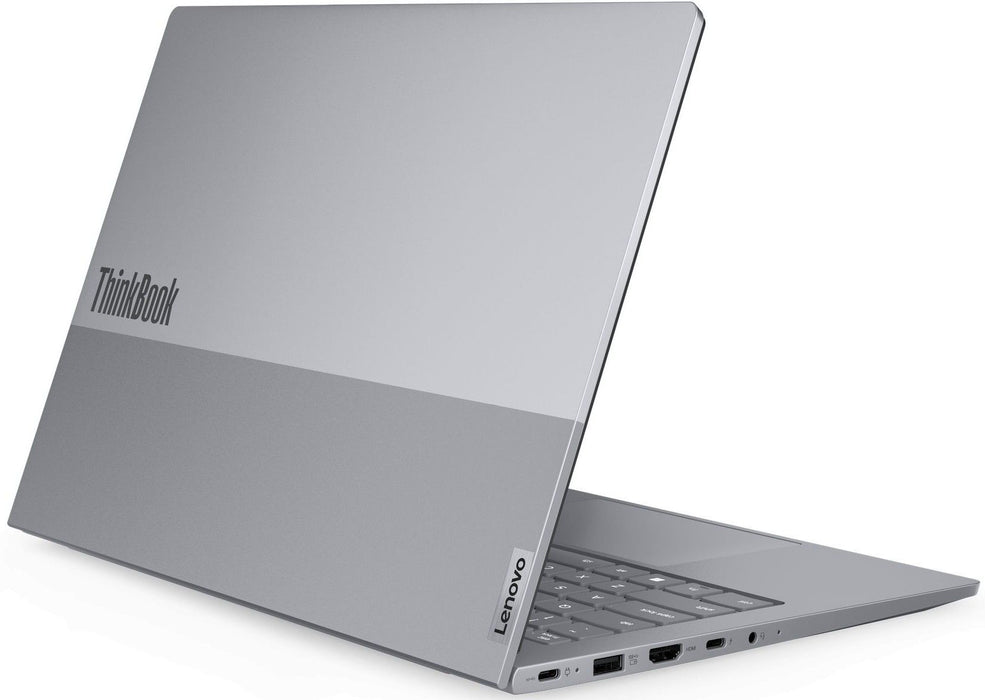 Lenovo ThinkBook 14 G8 Intel Core Ultra 5 225U (up to 4.8GHz, 12MB), 16GB DDR5-5600, 512GB SSD, 14" WUXGA (1920x1200) IPS AG, Integrated Graphics, 1080p&IR Cam, Backlit KB, 3 cell, WLAN, BT, FPR, DOS, 3Y CCI