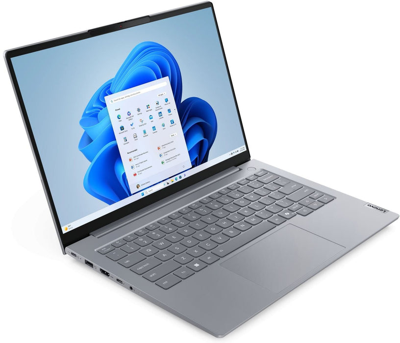 Lenovo ThinkBook 14 G8 Intel Core Ultra 5 225U (up to 4.8GHz, 12MB), 16GB DDR5-5600, 512GB SSD, 14" WUXGA (1920x1200) IPS AG, Integrated Graphics, 1080p&IR Cam, Backlit KB, 3 cell, WLAN, BT, FPR, DOS, 3Y CCI