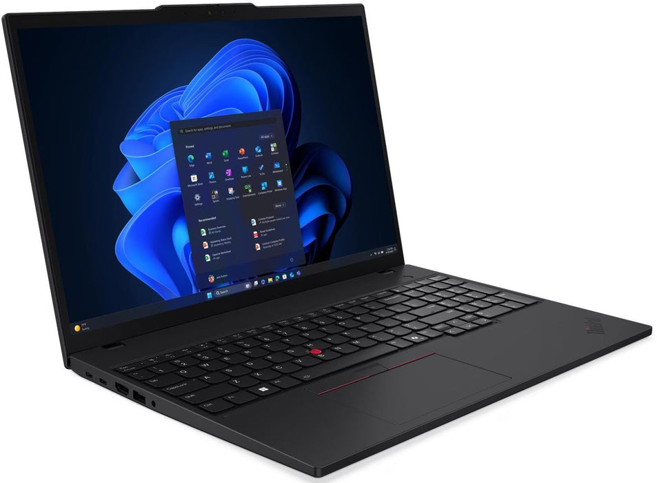 Lenovo ThinkPad T16 G4 Intel Core Ultra 7 255U, 12C (up to 5.2GHz, 12MB), 32GB(2x16) DDR5-5600, 1TB SSD, 16" WUXGA (1920x1200) IPS AG, Intel Graphics, 5MP&IR, Backlit KB, WLAN, BT, SCR, FPR, 4 cell, Win11Pro, 3Y Premier