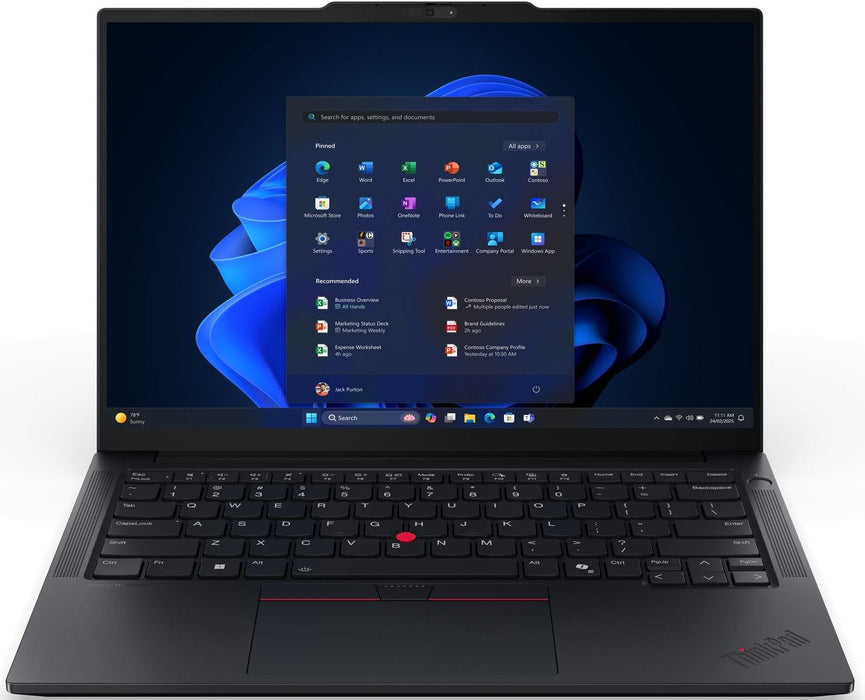 Lenovo ThinkPad E14 G7 AMD Ryzen 7 250 (up to 5.1GHz, 16MB L3), 32GB (16+16) DDR5-5600, 1TB SSD, 14" WUXGA (1920x1200) IPS AG, AMD Radeon 780M Graphics, 1080&IR Cam, Backlit KB, 4 cell, FPR, WLAN, BT, DOS, 3Y Onsite