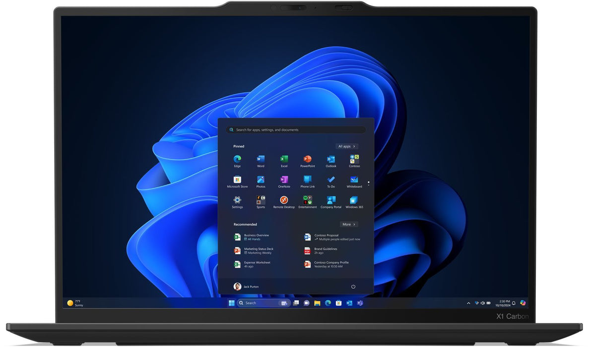 LENOVO ThinkPad X1 Carbon G13 Intel Core Ultra 7 265U 14inch Touch 64GB 2TB SSD M.2 2280 W11P 3Y