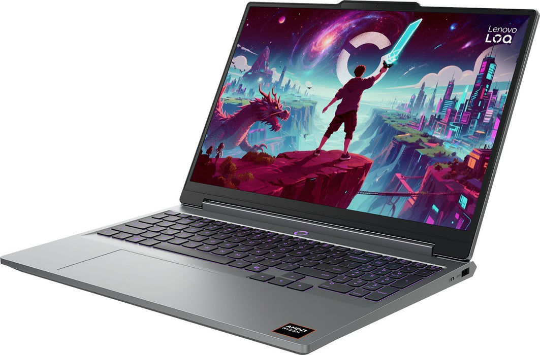 LENOVO LOQ AMD Ryzen 7 250 15.3inch WUXGA AG 165Hz 16GB DDR5 512GB PCIe RTX5050 8GB NoOS Luna Grey 3y