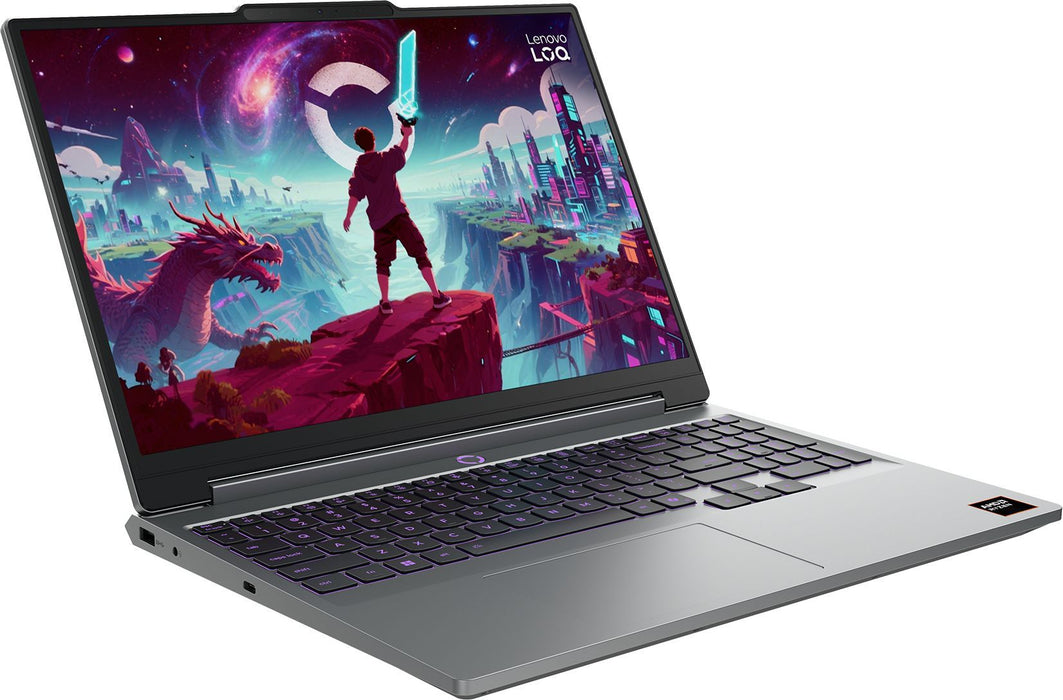 LENOVO LOQ AMD Ryzen 7 250 15.3inch WUXGA AG 165Hz 16GB DDR5 512GB PCIe RTX5050 8GB NoOS Luna Grey 3y