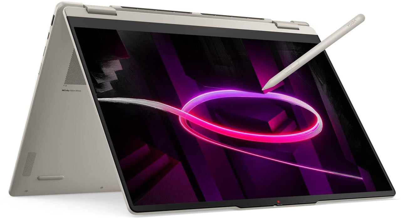 LENOVO Yoga 7 2-in-1 AMD Ryzen AI 7 445 16inch 2.8K OLED 500N Touch 32GB DDR5 1TB W11H Seashell 3y + Pen