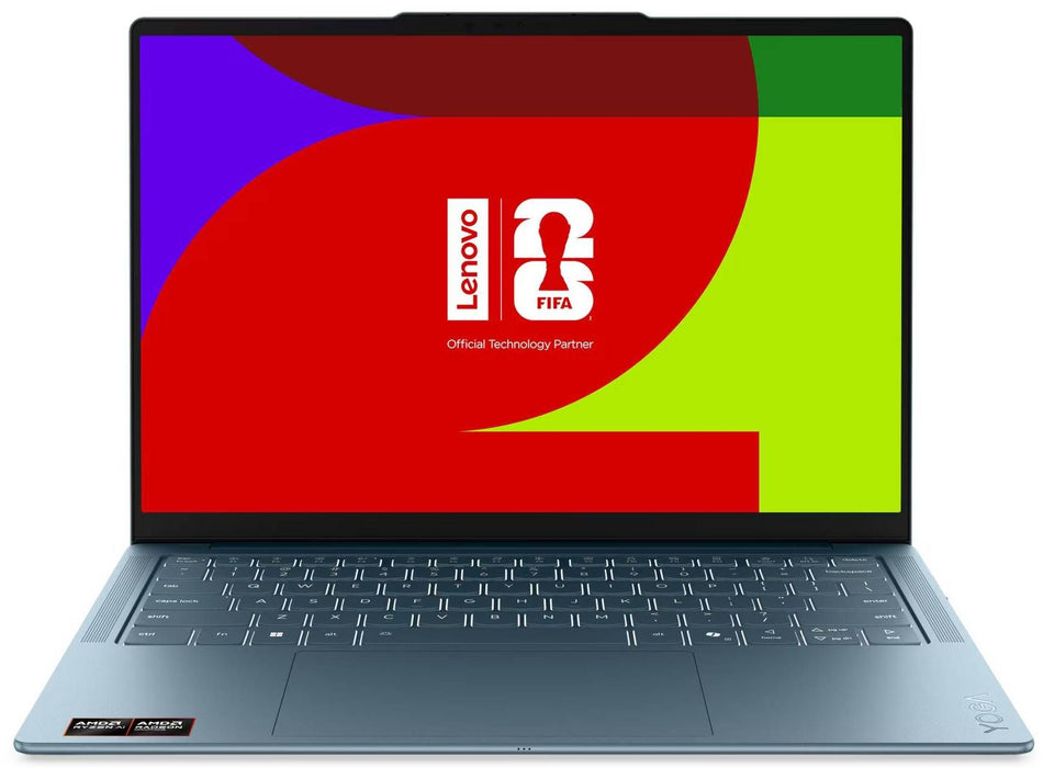 LENOVO Yoga Slim 7 AMD Ryzen AI 7 445 14inch 2.8K OLED 500N 120Hz HDR 32GB DDR5 2TB W11H Tidal Teal 3y