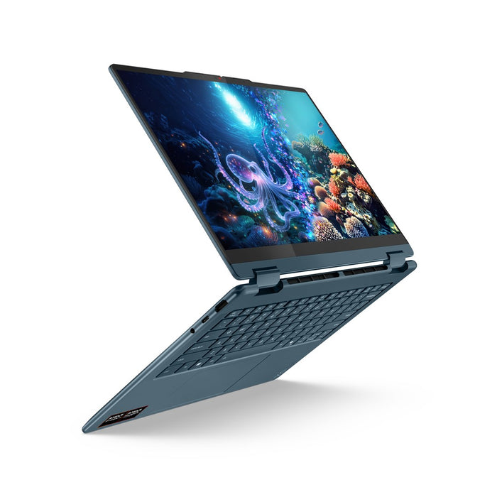Lenovo Yoga 7 2-in-1 14AKP10 Copilot+ PC AMD Ryzen AI 5 340 Hybrid (2-in-1) 35.6 cm (14") Touchscreen WUXGA 16 GB LPDDR5-SDRAM 512 GB SSD Wi-Fi 7 (802.11be) Windows 11 Home Teal