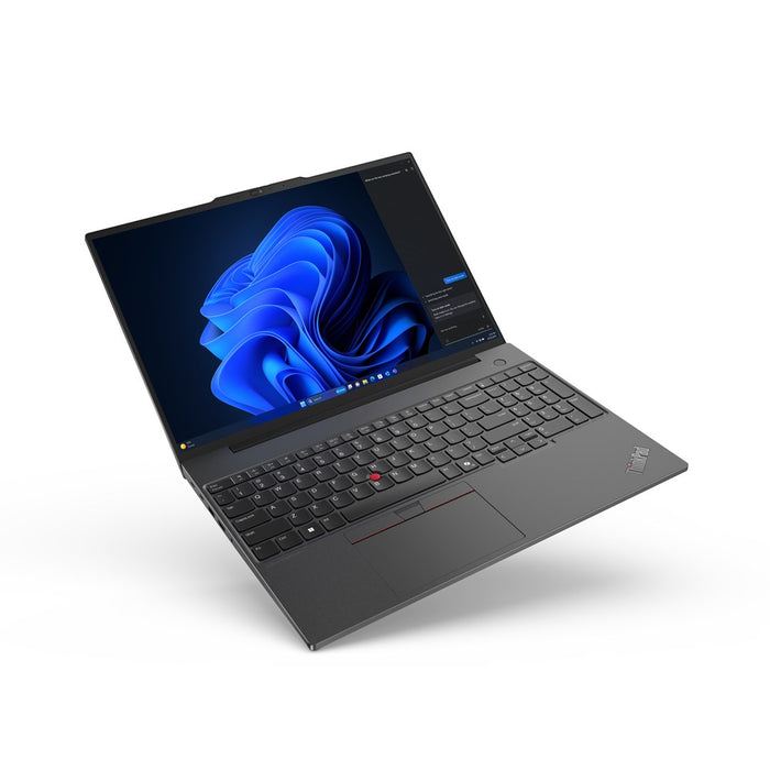 Lenovo ThinkPad E16 Gen 2 (AMD) AMD Ryzen™ 5 7535U Laptop 40.6 cm (16") WUXGA 8 GB DDR5-SDRAM 256 GB SSD Wi-Fi 6E (802.11ax) Windows 11 Pro English Black New Repack/Repacked
