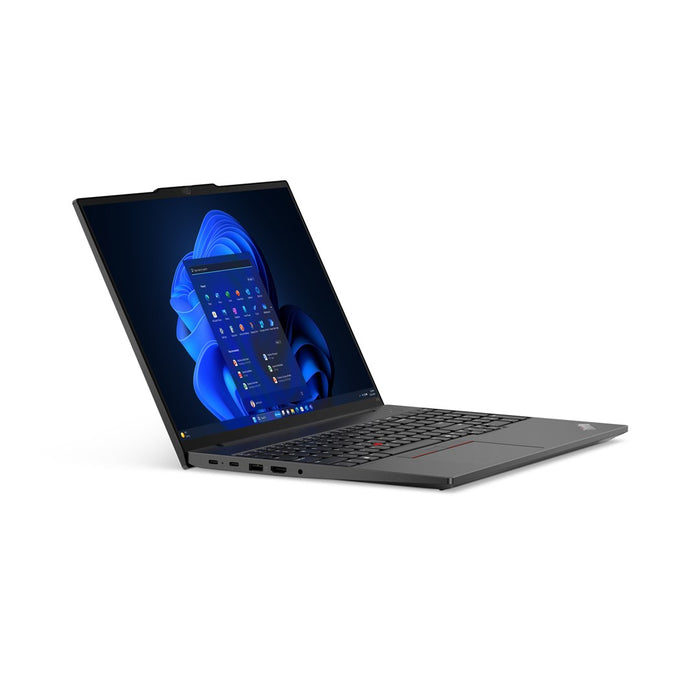 Lenovo ThinkPad E16 Gen 2 (AMD) AMD Ryzen™ 5 7535U Laptop 40.6 cm (16") WUXGA 8 GB DDR5-SDRAM 256 GB SSD Wi-Fi 6E (802.11ax) Windows 11 Pro English Black New Repack/Repacked