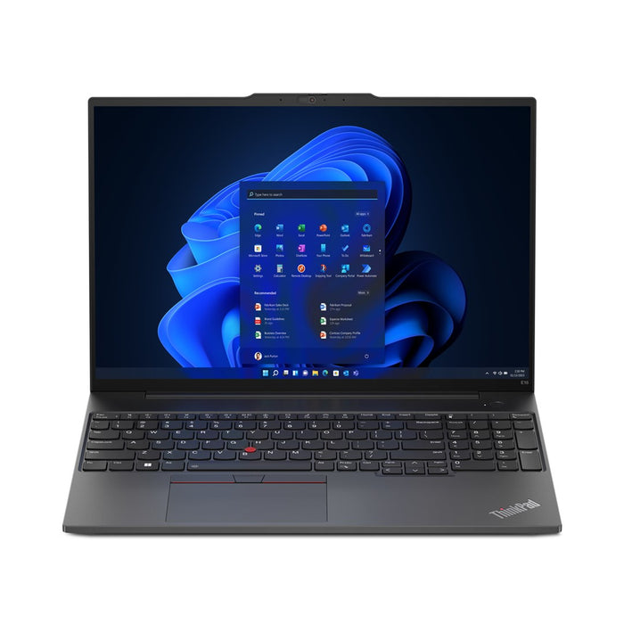 Lenovo ThinkPad E16 Gen 1 (Intel) Intel® Core™ i5 i5-1335U Laptop 40.6 cm (16") Touchscreen WUXGA 16 GB DDR4-SDRAM 512 GB SSD Wi-Fi 6 (802.11ax) Windows 11 Pro US English Black New Repack/Repacked