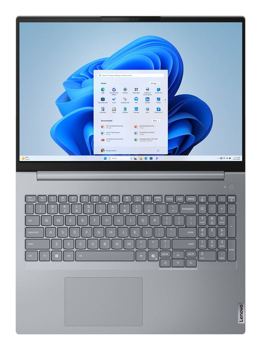 Lenovo ThinkBook 16 G8 IAL Intel Core Ultra 5 225U Laptop 40.6 cm (16") WUXGA 16 GB DDR5-SDRAM 512 GB SSD Wi-Fi 6E (802.11ax) Windows 11 Pro English Grey