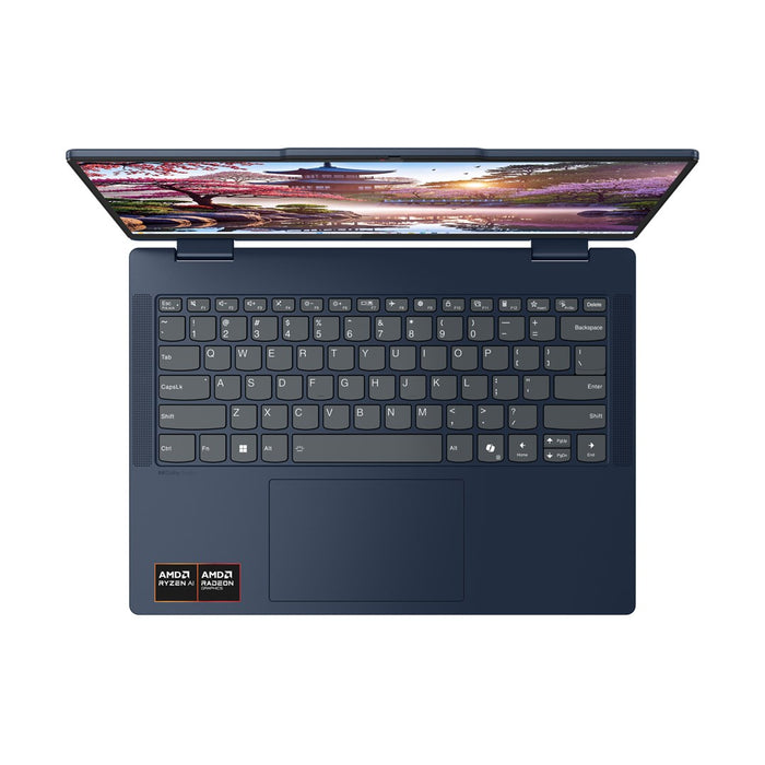 Lenovo IdeaPad 5 2-in-1 14AKP10 Copilot+ PC AMD Ryzen™ AI 7 350 Hybrid (2-in-1) 35.6 cm (14") Touchscreen WUXGA 16 GB LPDDR5x-SDRAM 1 TB SSD Wi-Fi 7 (802.11be) Windows 11 Home English Blue New Repack/Repacked