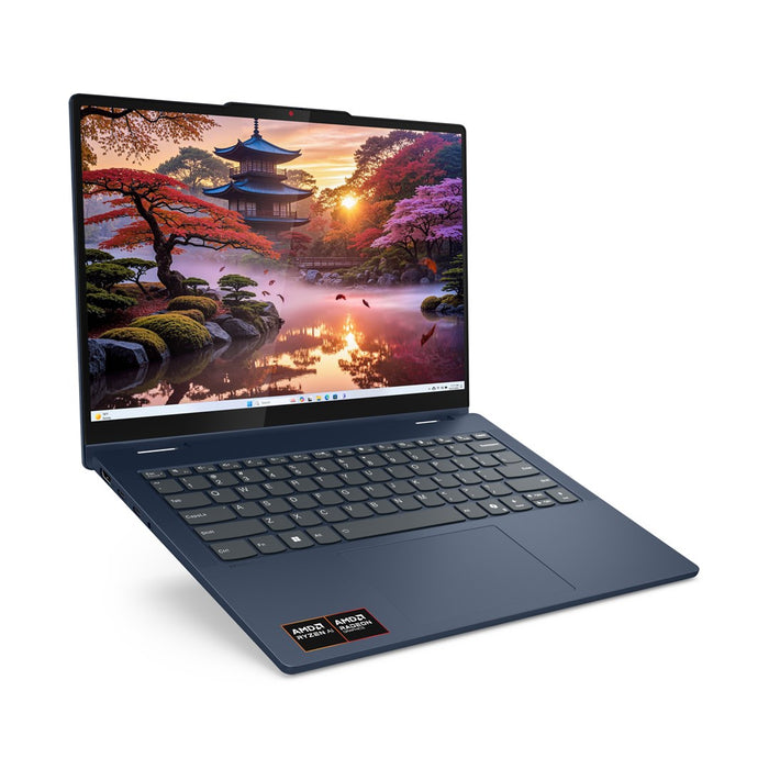 Lenovo IdeaPad 5 2-in-1 14AKP10 Copilot+ PC AMD Ryzen™ AI 7 350 Hybrid (2-in-1) 35.6 cm (14") Touchscreen WUXGA 16 GB LPDDR5x-SDRAM 1 TB SSD Wi-Fi 7 (802.11be) Windows 11 Home English Blue New Repack/Repacked