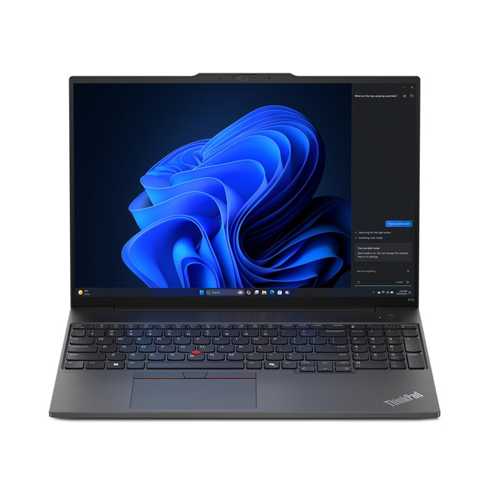 Lenovo ThinkPad E16 AMD Ryzen™ 7 7735U Laptop 40.6 cm (16") Touchscreen WUXGA 16 GB DDR5-SDRAM 1 TB SSD Wi-Fi 6 (802.11ax) Windows 11 Pro US English Black New Repack/Repacked