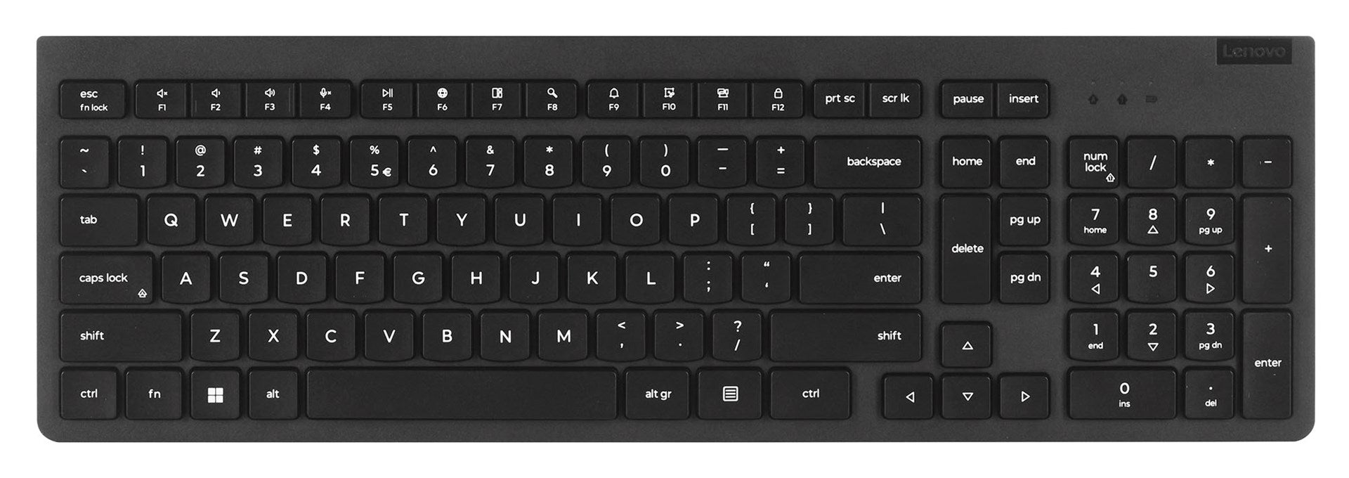 Lenovo 4X31N50746 keyboard Mouse included Universal RF Wireless QWERTY US English Black