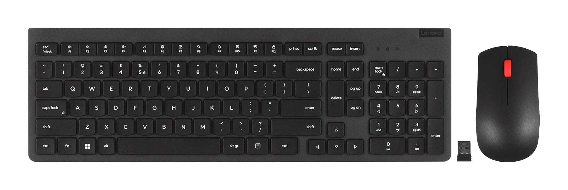 Lenovo 4X31N50746 keyboard Mouse included Universal RF Wireless QWERTY US English Black