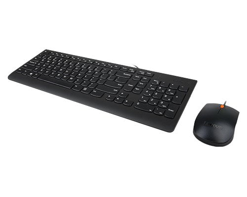 Lenovo 300 keyboard Mouse included Universal USB QWERTY US English Black