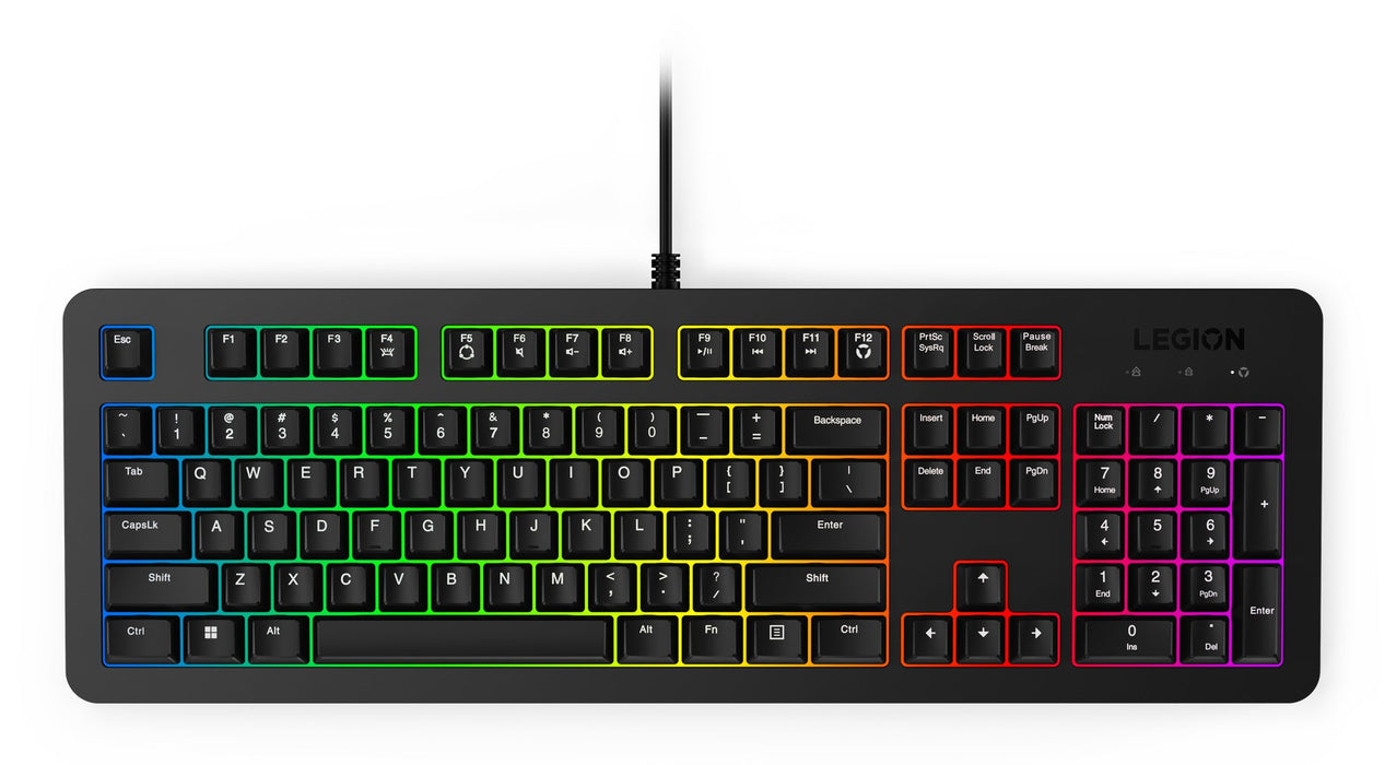 Lenovo GX31N91913 keyboard Mouse included Gaming USB US English Black