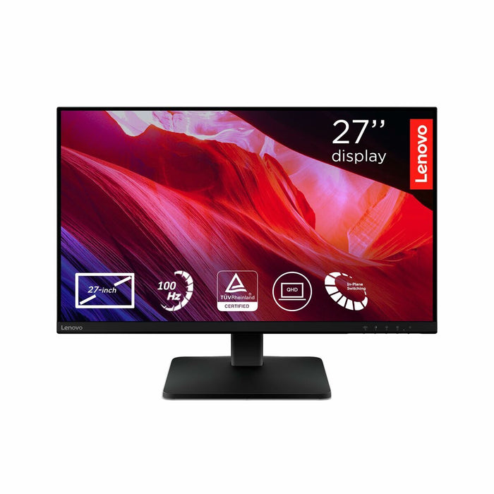 LENOVO L27qe 27inch 2560x1440 100Hz 250cd/m2 HDMI 2.1 DP 1.4