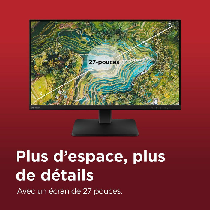 LENOVO L27qe 27inch 2560x1440 100Hz 250cd/m2 HDMI 2.1 DP 1.4
