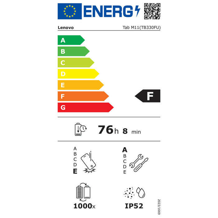 Tablet Lenovo ZADA0331ES 11" Mediatek Helio G88 8 GB RAM 128 GB Grey