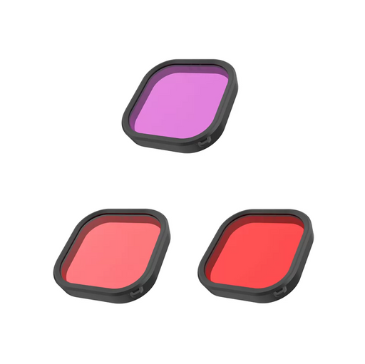 Lens waterproof filter set Telesin for GoPro Hero 9 / Hero 10 / Hero 11 / Hero 12 (GP-FLT-904) - For sports