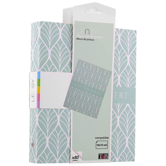 LENSY ALBUM 80 PHOTOS 10x15 GREEN