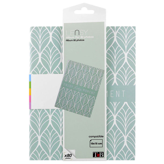LENSY ALBUM 80 PHOTOS 10x15 GREEN
