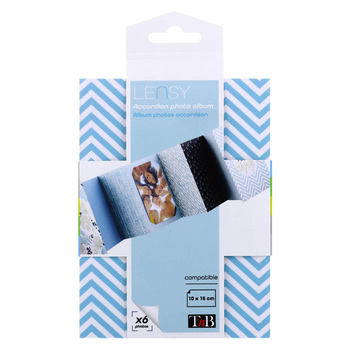 ALBUM LENSY ACCORDION 10x15 BLUE