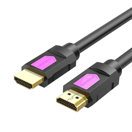 Lention VC-HH20 HDMI 4K High-Speed to HDMI 2.0 cable 18Gbps PVC 1m (black) - Video cables<<<Cables<<<IT