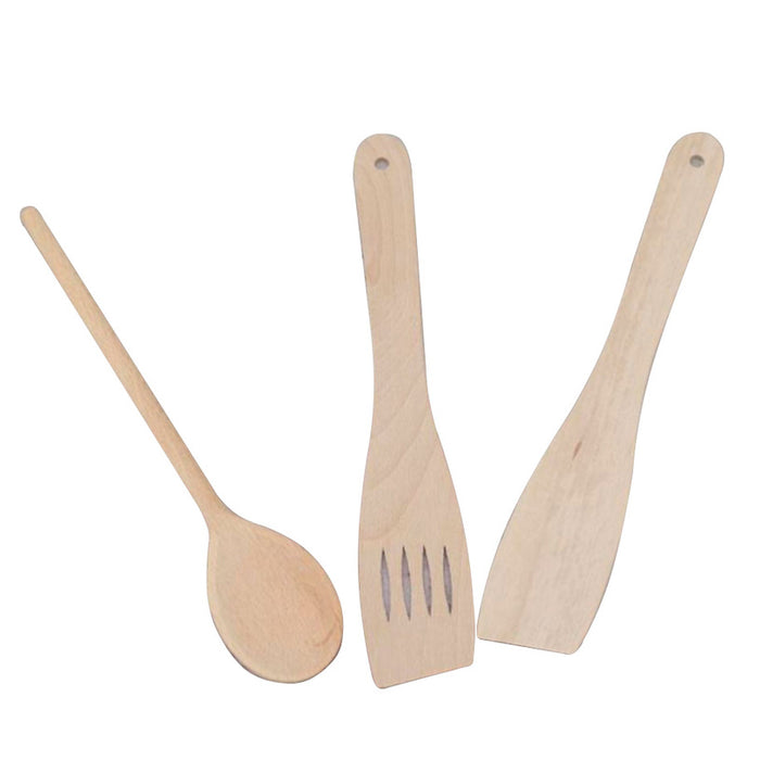 SET OF 3 PIECES OF WOODEN UTENSILS BEECH LEROY