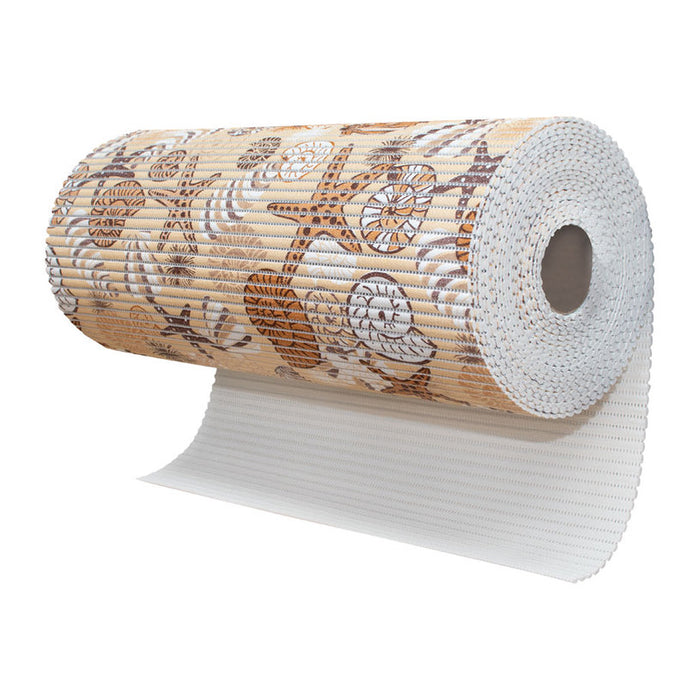 BATHROOM MAT LEROY AQUA BEIGE