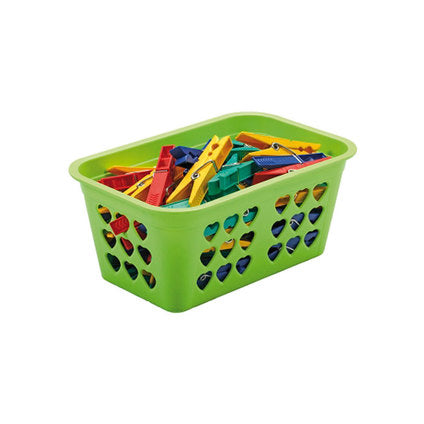 BASKET WITH CLIPS 70 PCS. LEROY