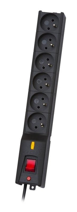 LESTAR LX 610 G-A K.:CZ 3.0M power extension 5 m 230 AC outlet(s) Indoor Black