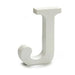 Letter Pincello J White Wood 2 x 11 cm 2 x 16 x 14,5 cm (24 Units) - Декорация и Осветление<<<Дом