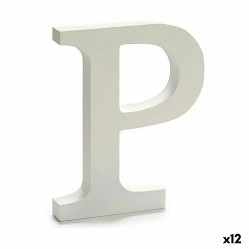 Letter Pincello P 1,8 x 21 x 17 cm (12 Units) - Декорация и Осветление<<<Дом Градина<<<BigBuy&&&Други артикули за